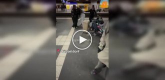 На вокзале произошла драка между мужчиной и тремя женщинами