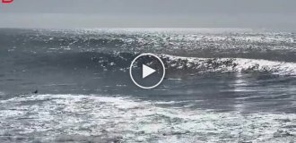 Гігантська хвиля перевернула човен із сім'єю