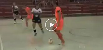 Soccer player kicked her opponent in the face