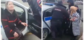 “We have a secular state, we don’t live according to Sharia”: in St. Petersburg, visitors caused a scandal during their arrest (2 photos + 2 videos)