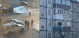 In Russia, Hostages Freed by Security Forces in Kamchatka - Woman Held and Threatened by Former Military Man (1 Photo + 4 Videos)