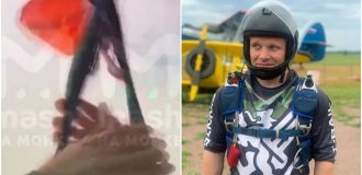 A skydiver who crashed in Russia recorded the last seconds of his life on camera (2 photos + 1 video)