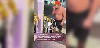 Пьяный мужчина отрезал стриптизерше клок волос