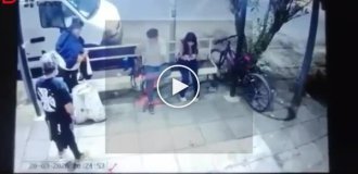 In Argentina, a man accidentally injured a passerby.