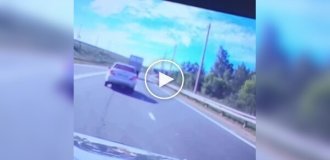 Head-on collision in the Moscow region