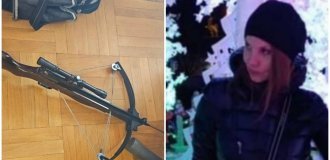 A Muscovite used a crossbow to kill his wife, with whom he lived for almost 10 years after their divorce (3 photos)