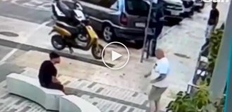 Мигрант отправил туриста в нокаут