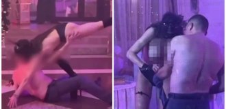 Russian power engineers organized a corporate party with a striptease and paid the price (1 photo + 3 videos)