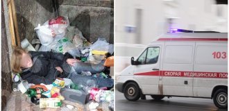 A St. Petersburg resident threw his girlfriend into a garbage chute (2 photos)