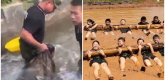 The harshest summer camp for children was discovered in China (2 photos + 1 video)