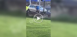 В Дублине иностранный специалист размахивал трубой и ножом перед оппонентом