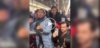 Девушка вызвала буйство толпы темнокожих, которые к ней приставали, одним словом на букву Н