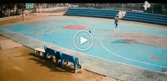 A basketball hoop crushed a youth national team player in India