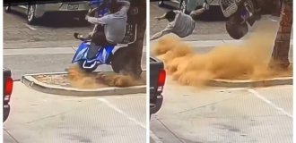 ATV thief learned a very harsh lesson (5 photos + 1 video)