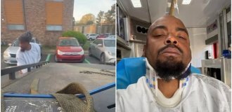 Attempt to confiscate a car from a defaulter went wrong (3 photos + 1 video)