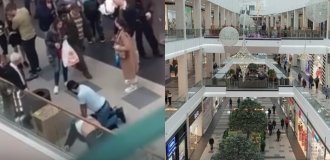 A courier who worked for several weeks without days off died in a Russian shopping center (2 photos + 1 video)