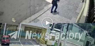 Мужчина провалился под землю на улице в бразильском Манаусе