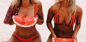 Великолепная пляжная фотосессия прекрасных девушек от Bonnie Cee