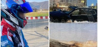 16-Year-Old Russian Karting Champion Steals and Dismantles Parents' Mercedes (3 Photos + 1 Video)