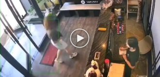 A vile act by a tourist