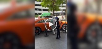 Попытка залезть в чужой Rolls-Royce закончилась задержанием