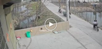 Нетипичная авария в Китае