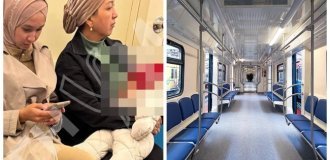 Мусульманка нагодувала грудьми дитину в метро - і нарвалася на критику (6 фото)