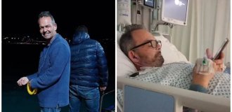 A Briton lost his buttocks after meeting a flesh-eating bacterium (3 photos)