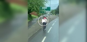 Без ДТП. Не самый безопасный способ перевозки детей