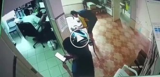 In Russia, a man sprayed pepper spray in a veterinary clinic