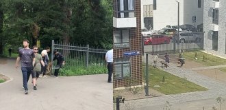 In the capital of Russia, Muslims were prevented from slaughtering sheep in the park and on the site in the residential complex (7 photos + 2 videos)