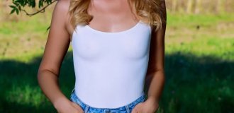 Потрійна Габі на природі