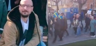 Migrants killed a Swede in front of his 12-year-old son - thousands of Stockholmers demanded mass deportation of newcomers (4 photos + 3 videos)