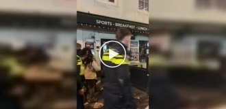 When the police went too far: the woman was subdued, but law enforcement officers They didn't let her go