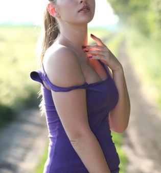 Beverly in the field