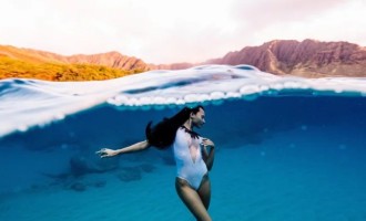 Симпатичная русалка с острова Таити Рава Рэй