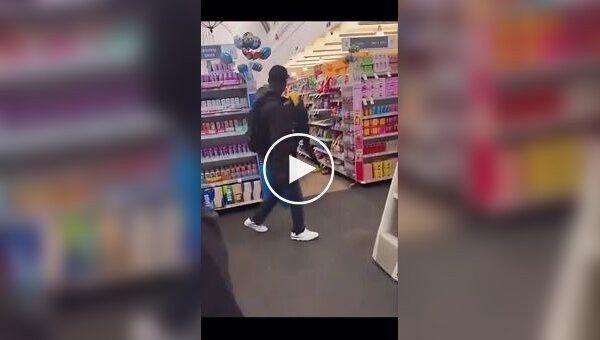 A security guard quickly stopped an attempted theft