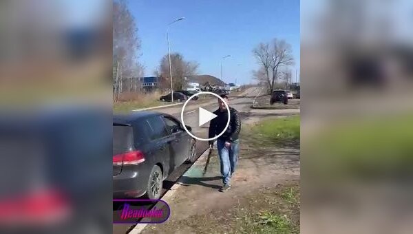 In Russia, a man smashed his former boss’s car out of revenge