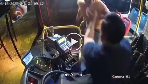 Дерзкое нападение на водителя автобуса