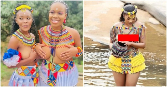 How women of the Zulu people dress in Africa (15 photos + 13 videos)