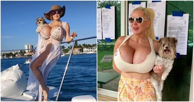 48-year-old diva confuses others with her curves (5 photos)