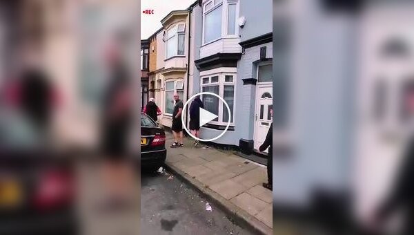Protests took place in Belfast after a migrant attacked a local resident with a knife.