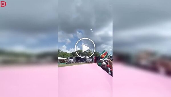 Праздничный прыжок в честь юбилея Суринама обернулся жесткой посадкой