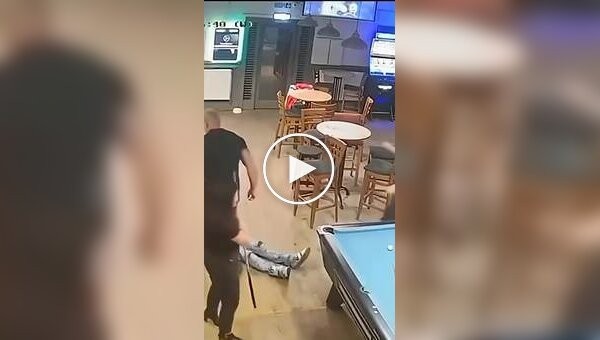 Enraged husband punched a stranger who harassed his wife