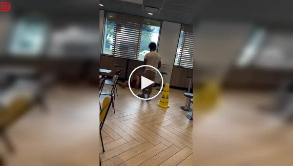 Драка в «Макдоналдсе» закончилась за одно движение