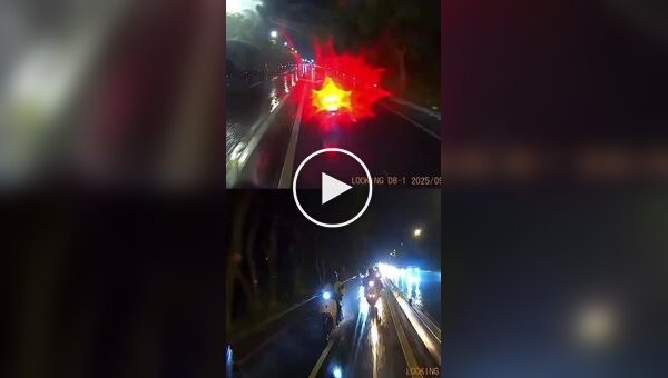 Ночь, дождь, мотоцикл