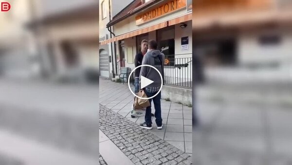 Сын владельца магазина нокаутировал вора, пытавшегося вынести товар