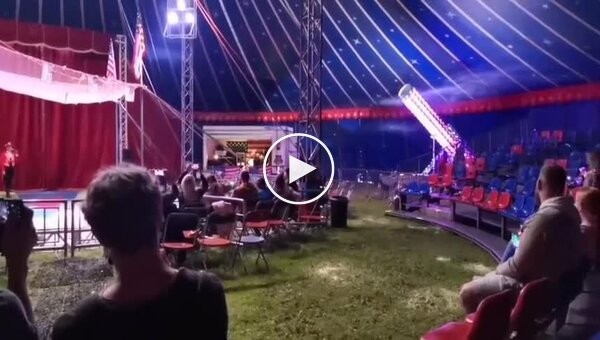 Цирковой трюк закончился травмами для акробата