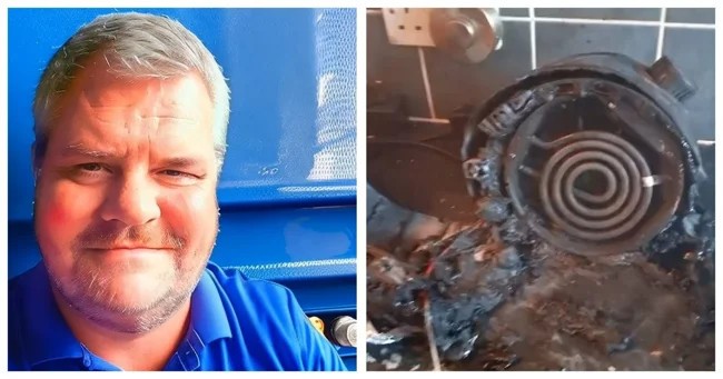 Выключенный аэрогриль взорвался, оставив владельца с ожогами третьей степени (5 фото + 1 видео)