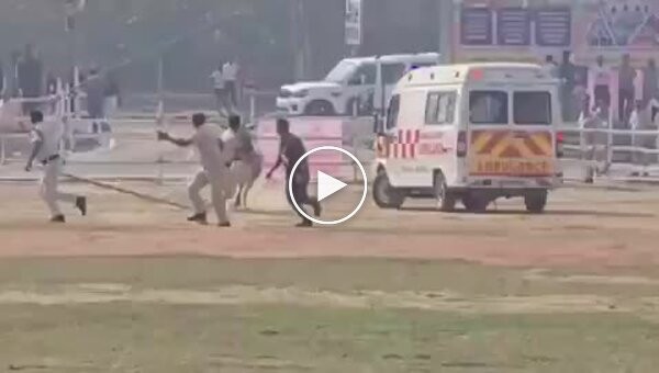 Бик проник на вертолітний майданчик і розігнав співробітників служби безпеки